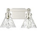 Barlon 2 Light 16.25 inch Polished Nickel Vanity Light Wall Light